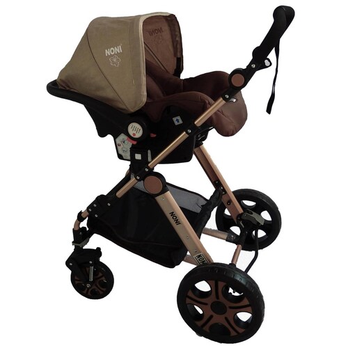 Carriola 4 en 1 Reversible Noni con Portabebe Bambineto  - Marrón