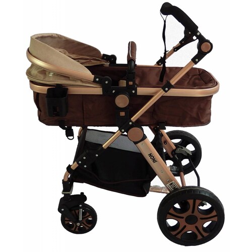 Carriola 4 en 1 Reversible Noni con Portabebe Bambineto  - Marrón