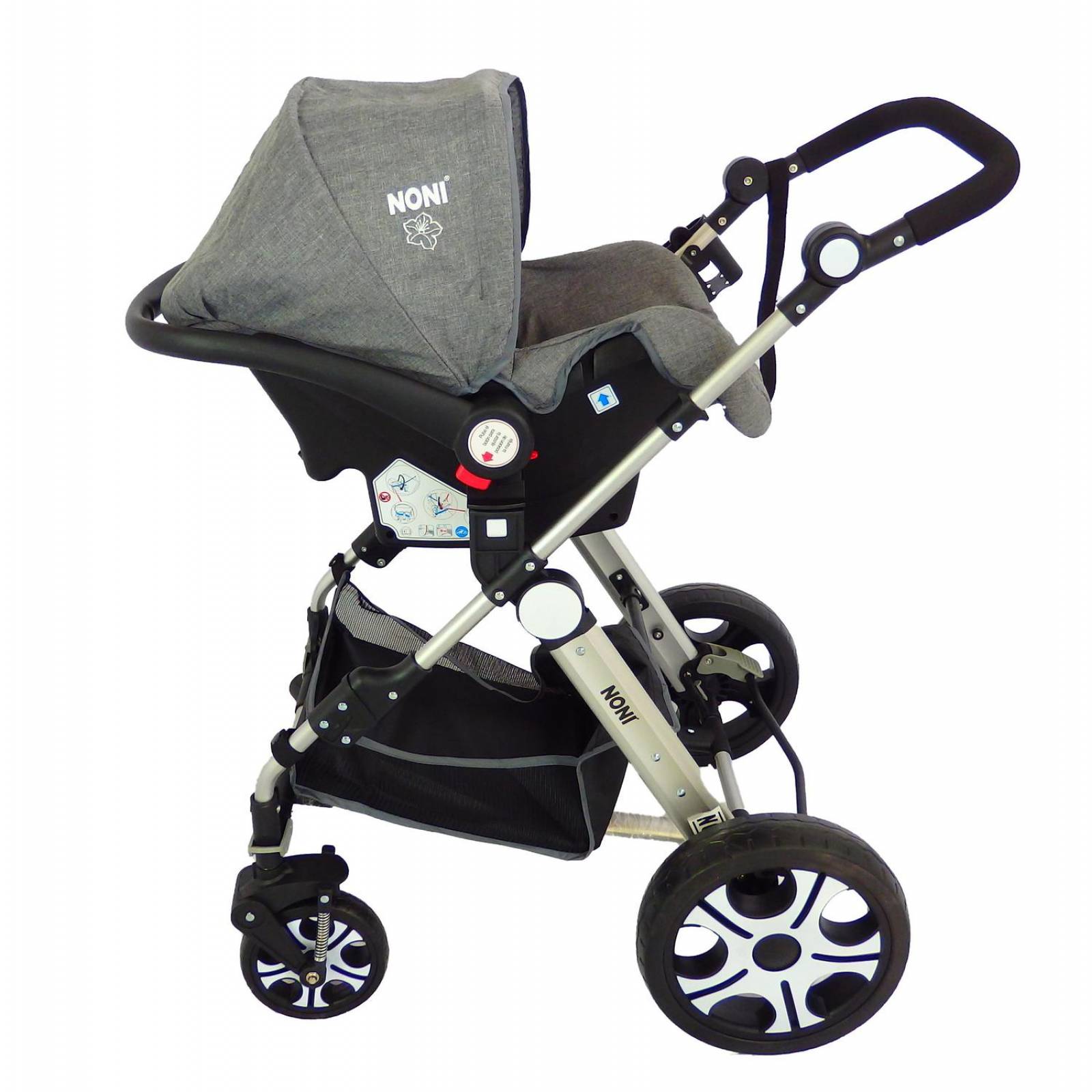 infanti lifestyle carriola 4 en 1 gris