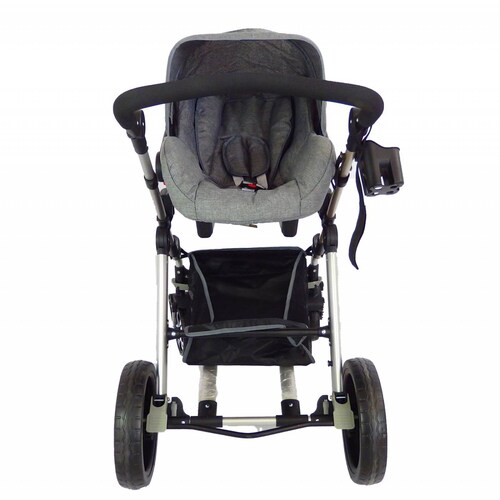 Carriola 4 en 1 Reversible Noni con Portabebe Bambineto  - Gris