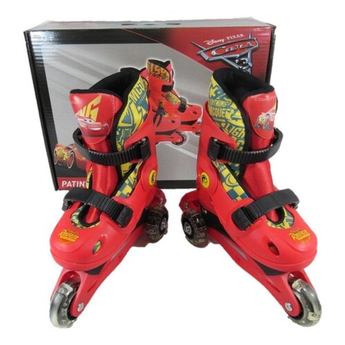 Patines 2en1 Linea Cars Ajustables Infantiles  - 22a25