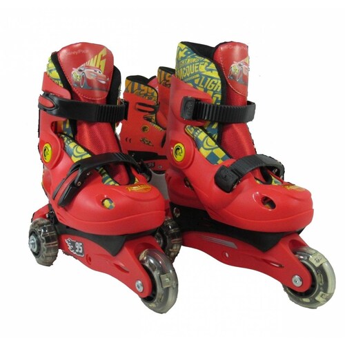 Patines 2en1 Linea Cars Ajustables Infantiles  - 22a25