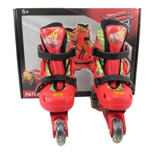 Patines 2en1 Linea Cars Ajustables Infantiles  - 22a25