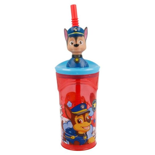 Vaso Figurita 3D de Paw Patrol Comic de 360 ML  - Rojo