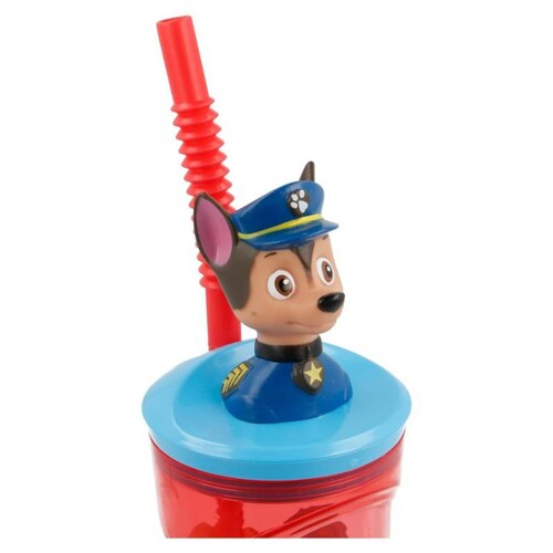 Vaso Figurita 3D de Paw Patrol Comic de 360 ML  - Rojo
