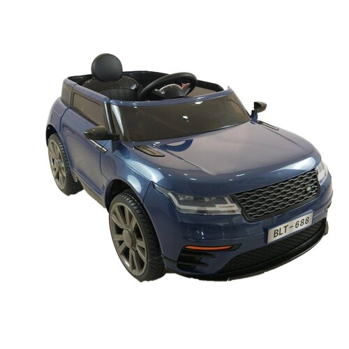 Carro para Niños Electrico Montable Camioneta USB,Musica,Radio  - Azul marino