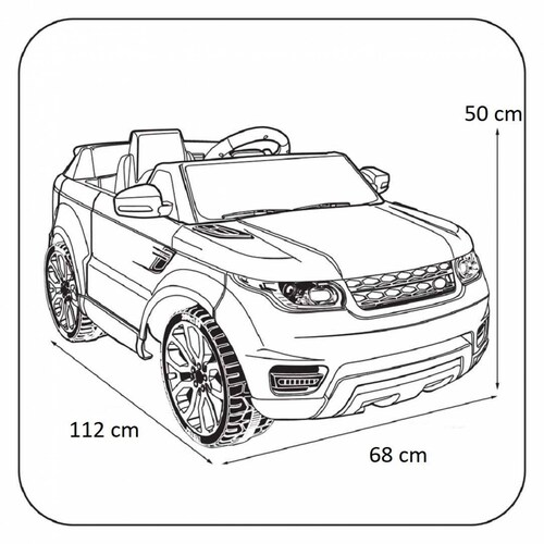Carro para Niños Electrico Montable Camioneta USB,Musica,Radio  - Azul marino