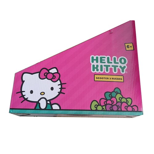 Scooter Patin del Diablo Hello Kitty Niña 3 Ruedas  - Azul.