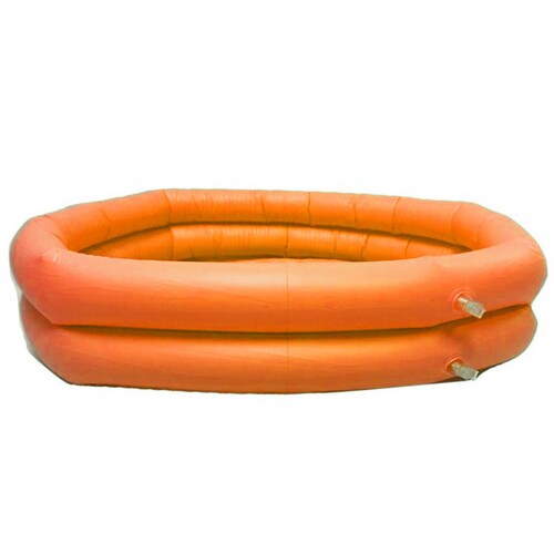 Alberca Inflable Infantil Piscina Niños 2 aros 60 cm  - Naranja