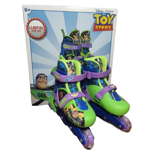 Patines en Linea para Niños Ajustables Toy Story Buzz  - 22a24.