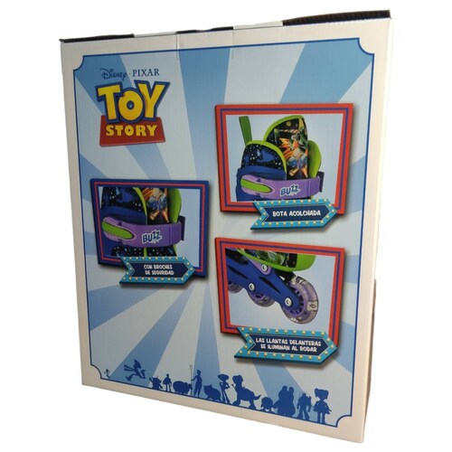 Patines en Linea para Niños Ajustables Toy Story Buzz  - 22a24.