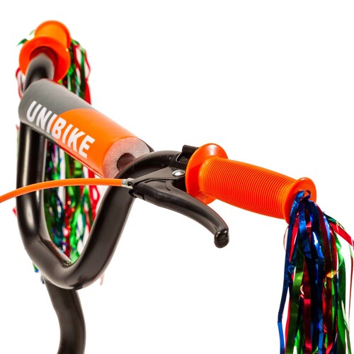 Bicicleta para Niños Rodada 12 Naranja con ruedas de entrenamiento  - Naranja.