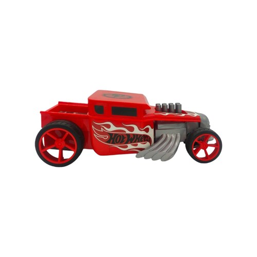Coche a Control Remoto Hot Wheels 1pz,27cm,recargable,Rojo  - Rojo