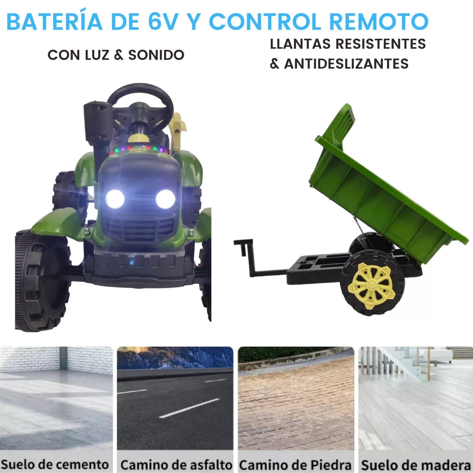 Montable electrico online tractor