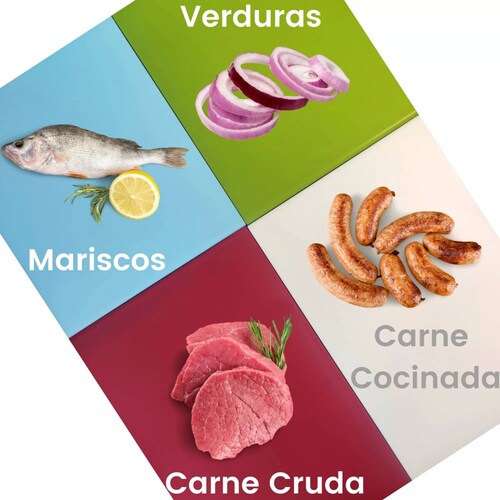 Tablas Para Picar Cocina Juego De 4 Corte De Carne Alimentos