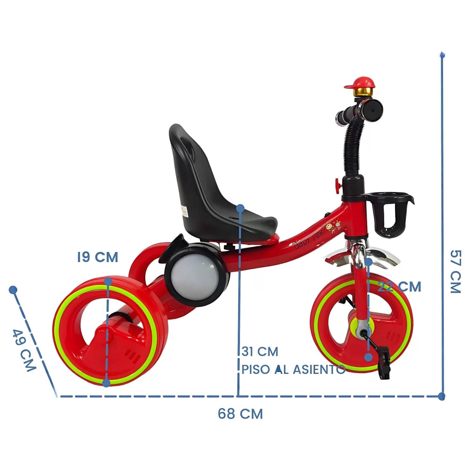 Triciclo con discount luz y sonido