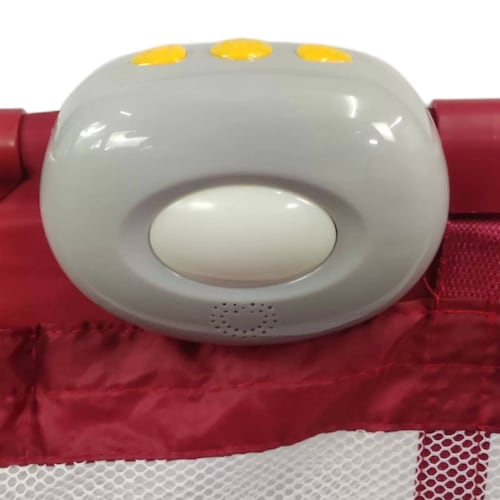 Cuna Corral Bebe Plegable Mosquitero Cambiador Vibra Sonido  - Purpura.