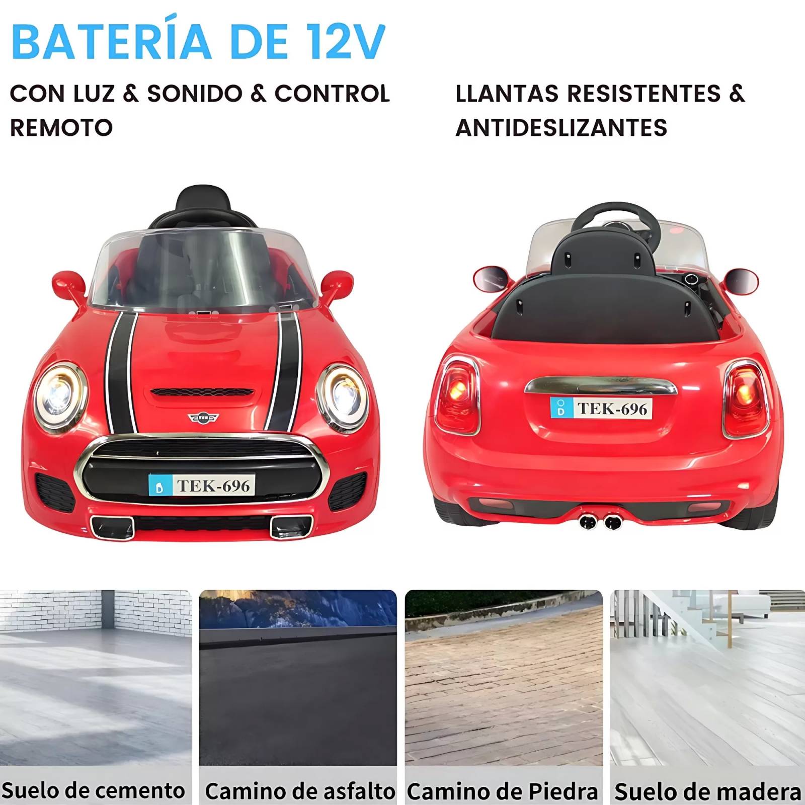 Carritos montables discount eléctricos control remoto