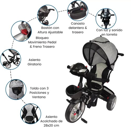 Triciclo Bebe Triciclo Em Para Crianu00e7as Triciclo Evolutivo