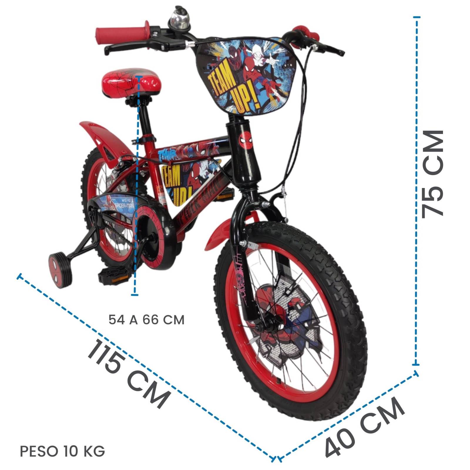 Bicicleta de best sale spiderman para niños