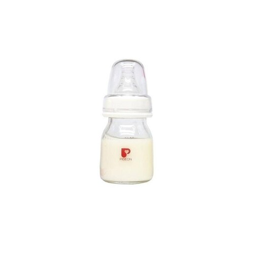 Mini Biberon Vidrio 50 Ml Para Jugo Pigeon 