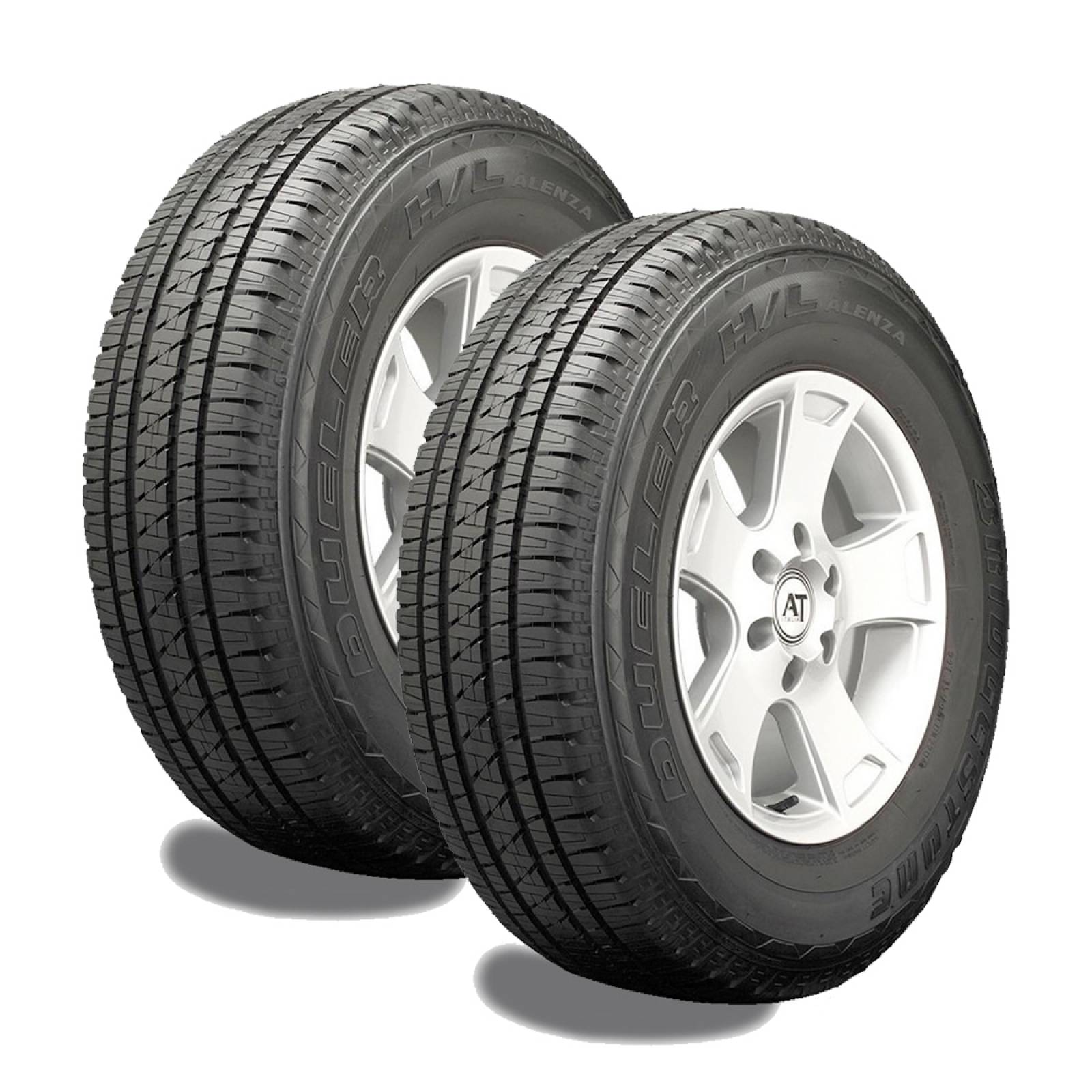 Paquete de 2 llantas 285/45 r22 bridgestone dueler h/l alenza 110h - Sears