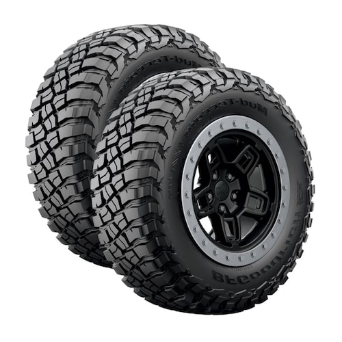 PAQUETE DE 2 LLANTAS  30X10.00 R15 BF GOODRICH MUD TERRAIN T/A KM3 NHS