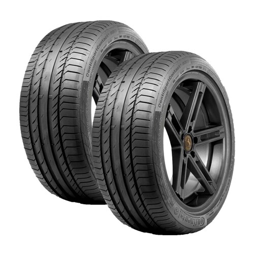 Paquete de 2 Llantas 225/45 R18 CONTINENTAL CONTISPORTCONTACT 5 SSR 91Y