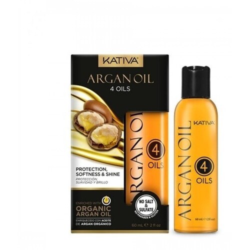 Kativa Argan Oil 4 Oleos  Protección Suavidad Y Brillo