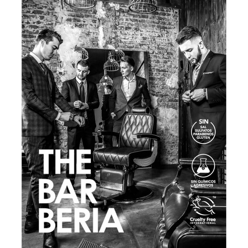 The Barberia Cera 3 En 1  Para Cabello Barba Y Bigote
