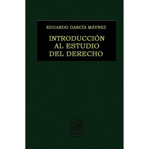 Introducción al estudio del derecho 