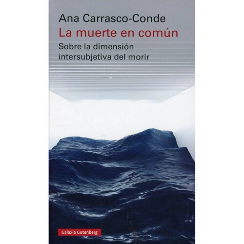 La muerte en común. Sobre la dimensión intersubjetiva del morir 