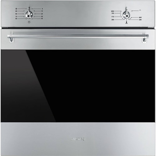 Horno Gas Empotre Smeg SF6341GGXK de 60 cm (24") Acero Inox Antihuella.