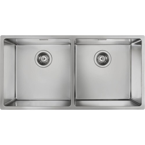Tarja Submontar Doble BE LINEA R15 2C 860 86 cm Acero Inoxidable