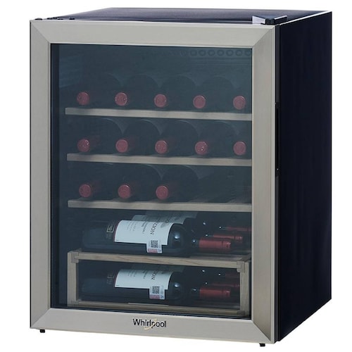 Cava De Vinos Whirlpool De 21 Botellas WW2110S 48 Cms Acero Inoxidable.