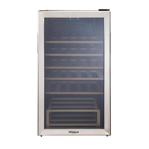 Cava Refrigerador Whirlpool Para 33 Botellas WW3310S 48 cms Acero Inoxidable