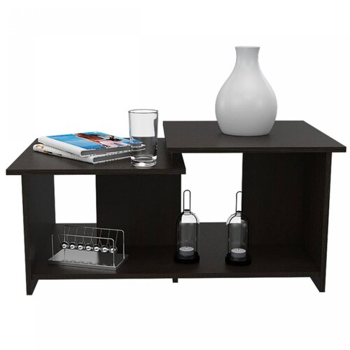 MESA DE CENTRO WEMA MARCA EXCELSIOR COLOR CHOCOLATE