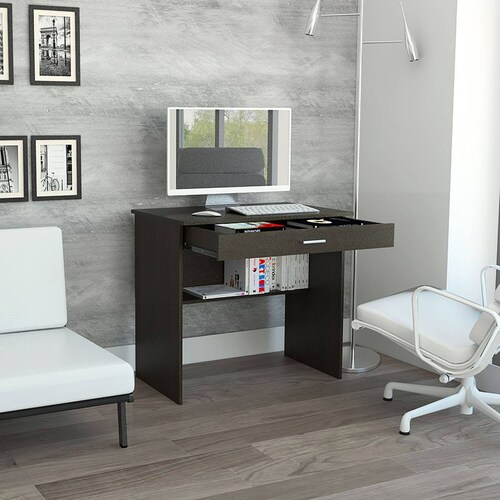 ESCRITORIO 80C MARCA EXCELSIOR COLOR CHOCOLATE.