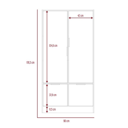 MUEBLE ALTO DE ALMACENAMIENTO CON CAJONES MARCA EXCELSIOR COLOR GRIS