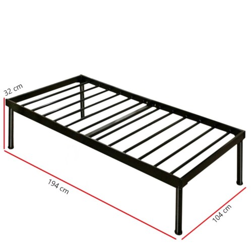 CAMA PLEGABLE TAMAÑO INDIVIDUAL MODELO 3020 MARCA EXCELSIOR COLOR NEGRO.