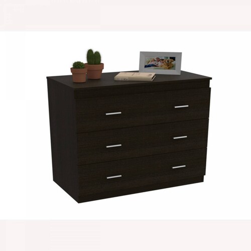 CAJONERA ARMABLE MODELO ECO 3 CAJONES COLOR CHOCOLATE