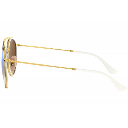 Lentes de sol Ray Ban Round Double Bridge RB3647N 001/4O 51MM Unisex
