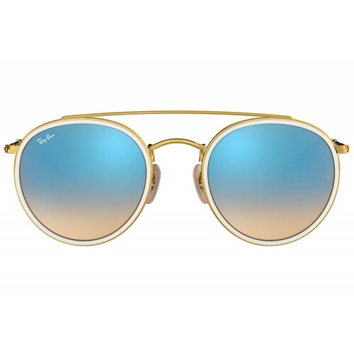 Lentes de sol Ray Ban Round Double Bridge RB3647N 001/4O 51MM Unisex