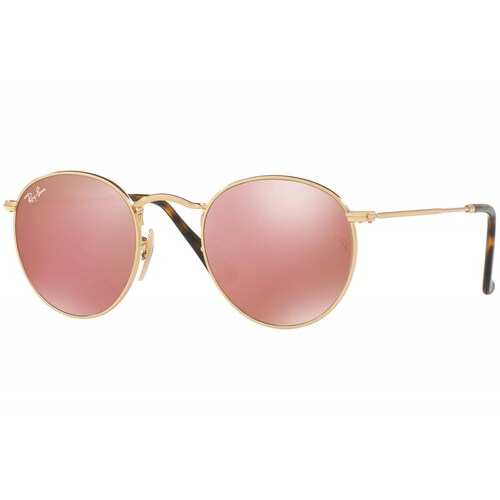 Lentes de Sol Ray Ban Round Flat Lenses RB3447N 001/Z2 Unisex