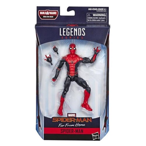 Marvel Legends Far from Home Spider-Man Wave Completa BAF Molten Man 