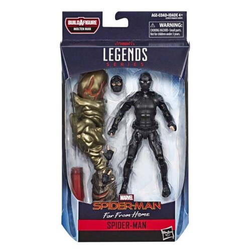 Marvel Legends Far from Home Spider-Man Wave Completa BAF Molten Man 