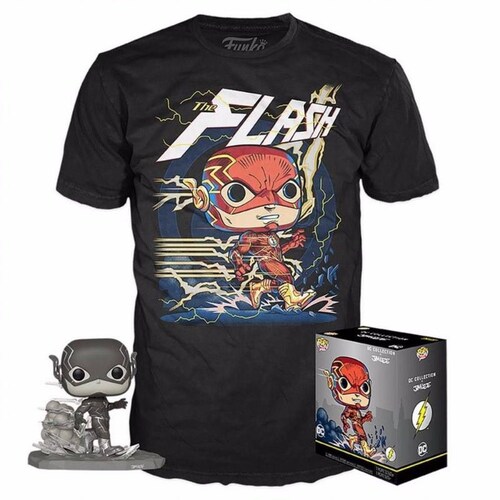 The Flash Box Funko Pop y playera Jim Lee Exclusivo 