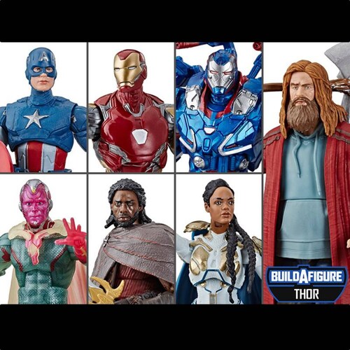 Avengers Marvel Legends Wave 5 Completa BAF Bro Thor 