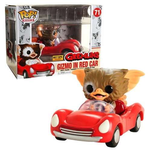 Gizmo en Carro Rojo Funko Pop Gremlins Exclusivo 