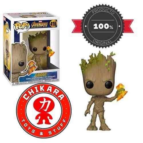 Groot Con Stormbreaker Funko Pop Marvel Avengers Glow Itd 